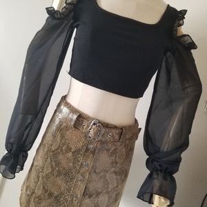 Womens XS-S skirt outfit